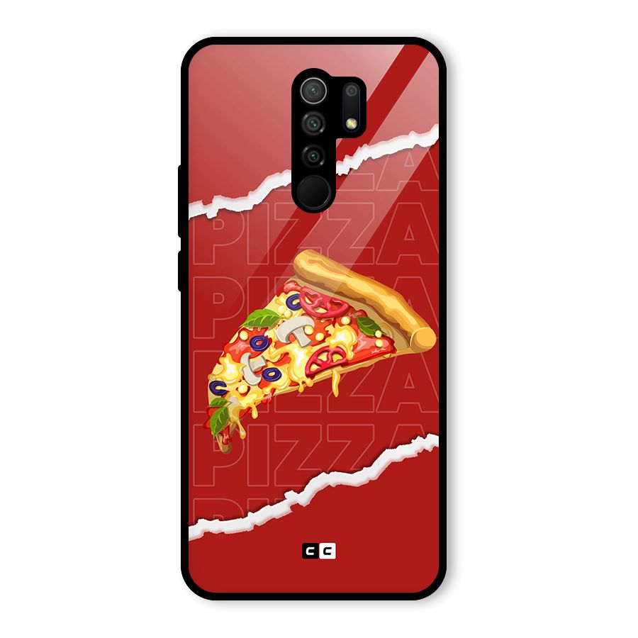 Pizza Lover Glass Back Case for Poco M2