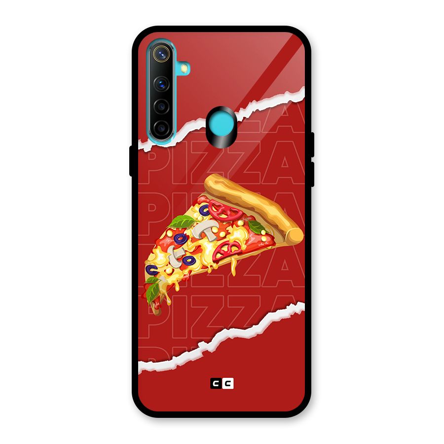 Pizza Lover Glass Back Case for Realme 5i