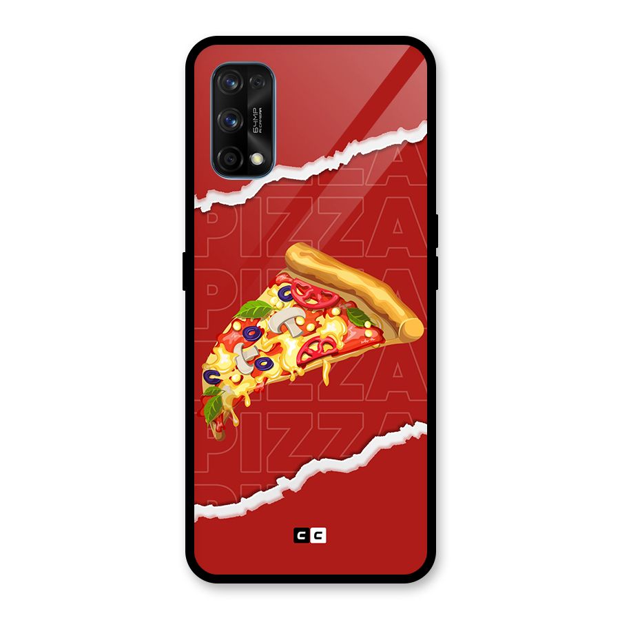 Pizza Lover Glass Back Case for Realme 7 Pro