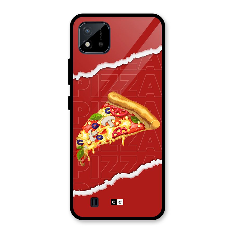 Pizza Lover Glass Back Case for Realme C11 2021