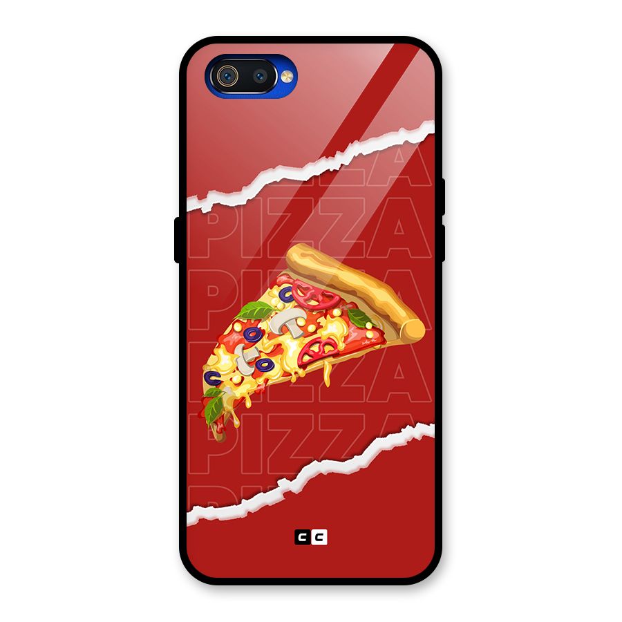 Pizza Lover Glass Back Case for Realme C2