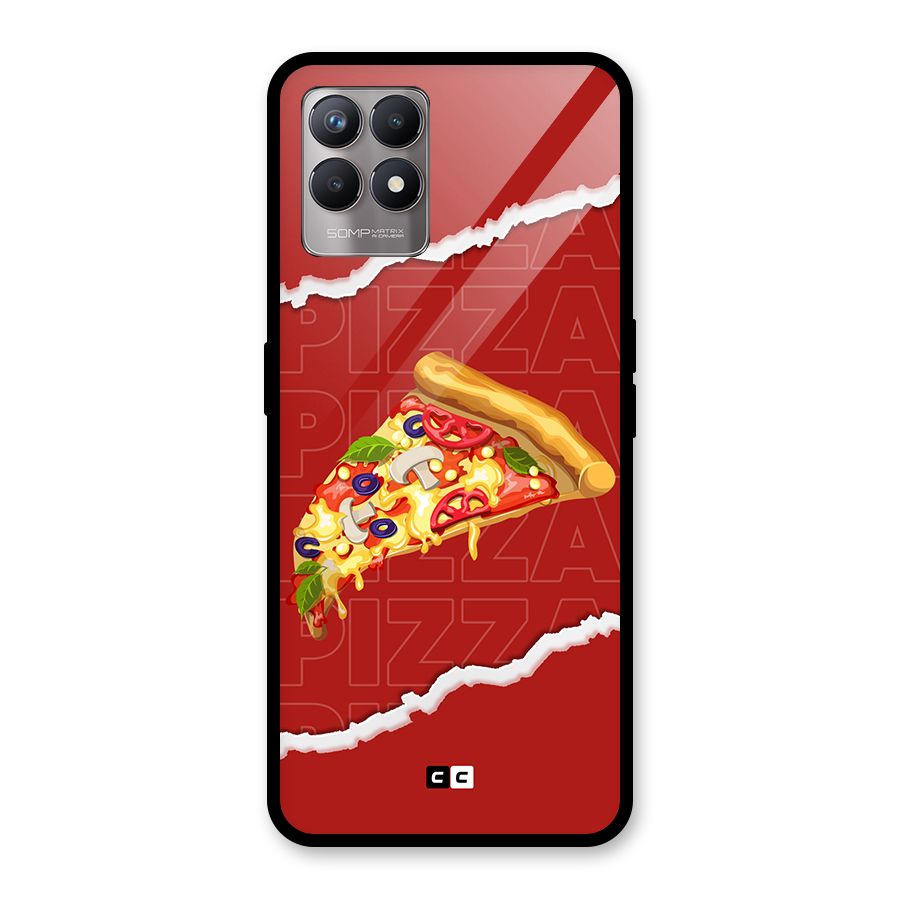 Pizza Lover Glass Back Case for Realme Narzo 50