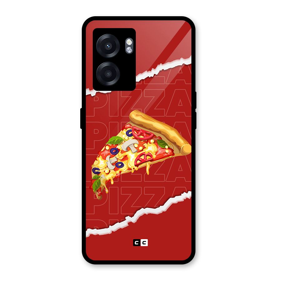 Pizza Lover Glass Back Case for Realme Narzo 50 5G