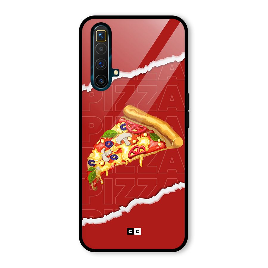 Pizza Lover Glass Back Case for Realme X3