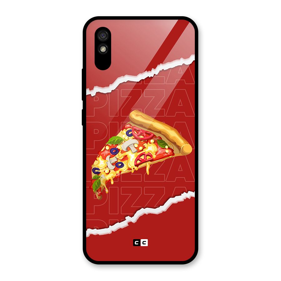 Pizza Lover Glass Back Case for Redmi 9i