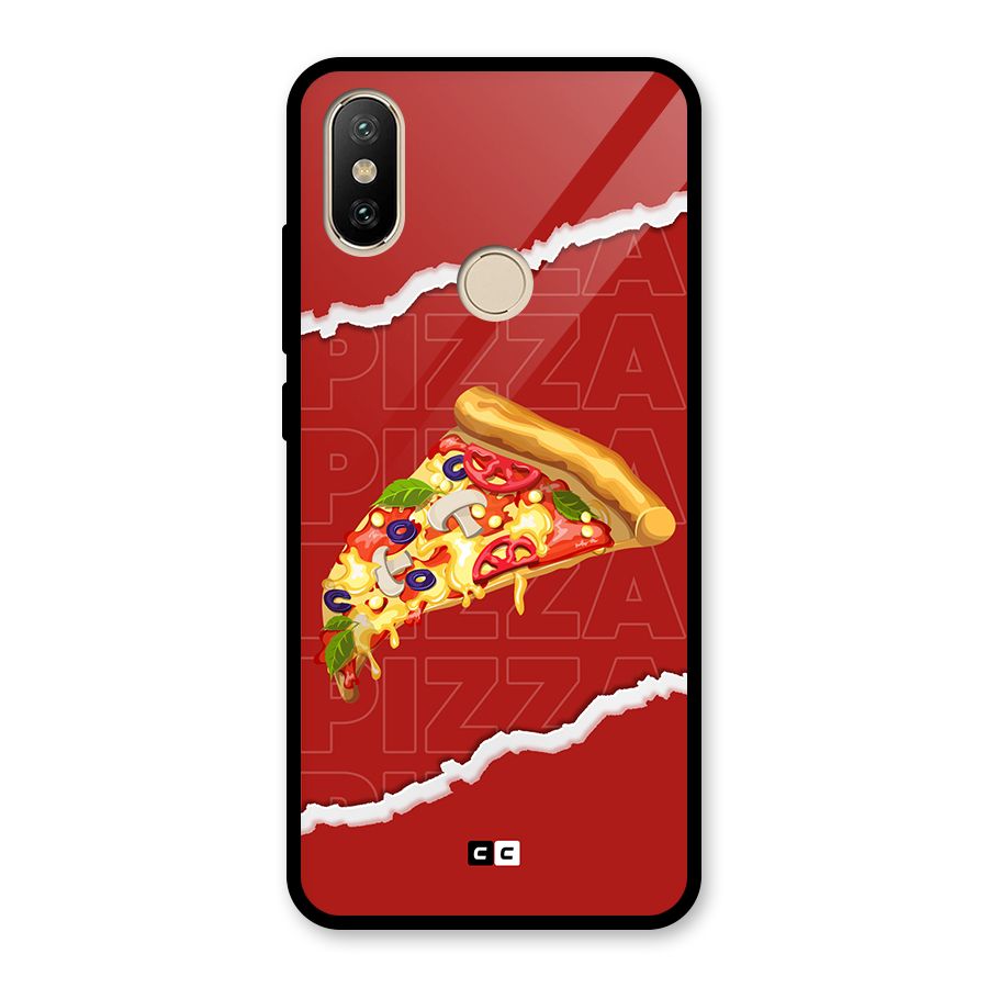 Pizza Lover Glass Back Case for Redmi A2