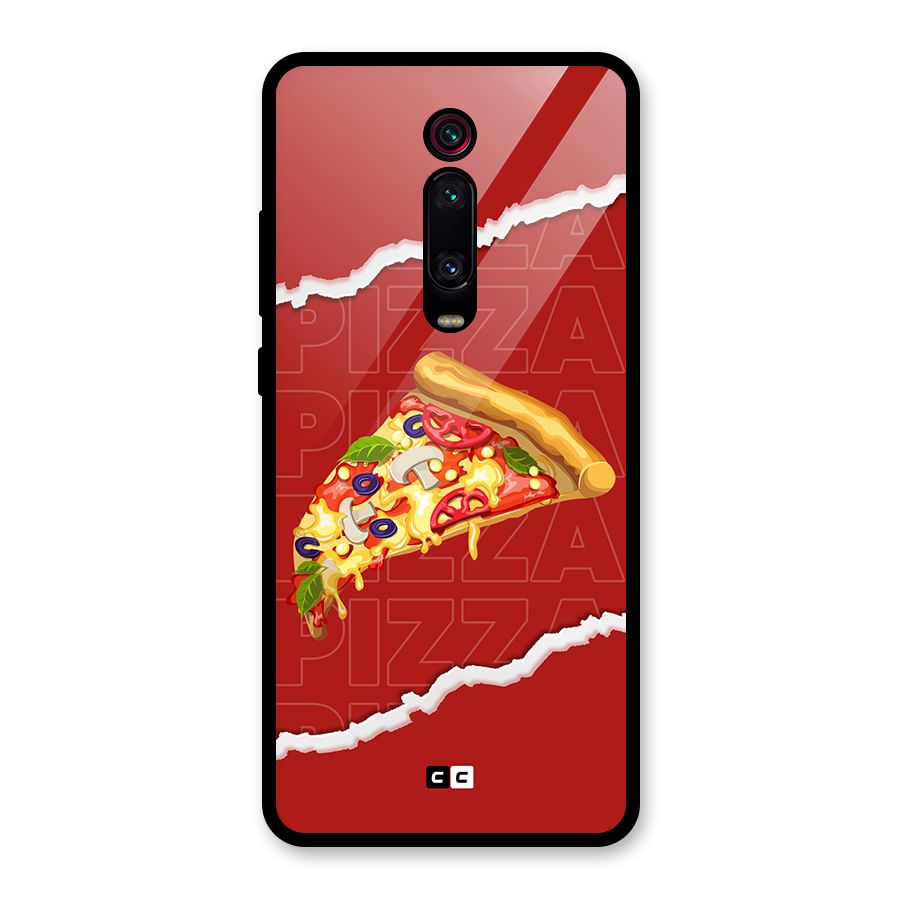 Pizza Lover Glass Back Case for Redmi K20
