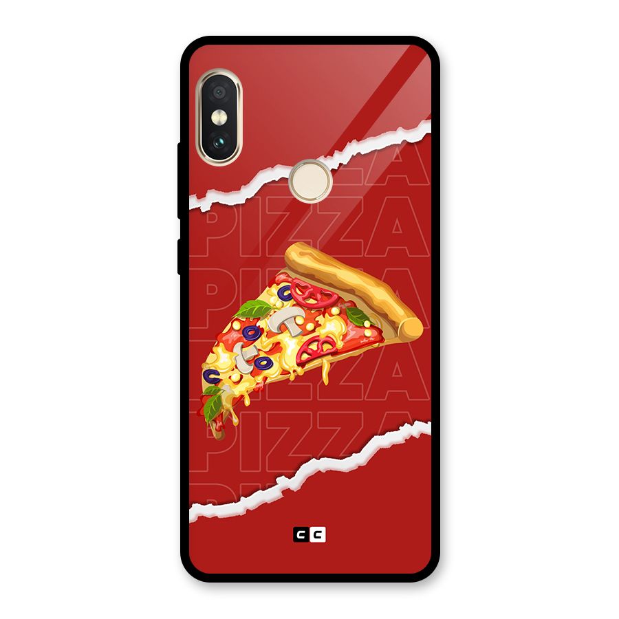 Pizza Lover Glass Back Case for Redmi Note 5 Pro