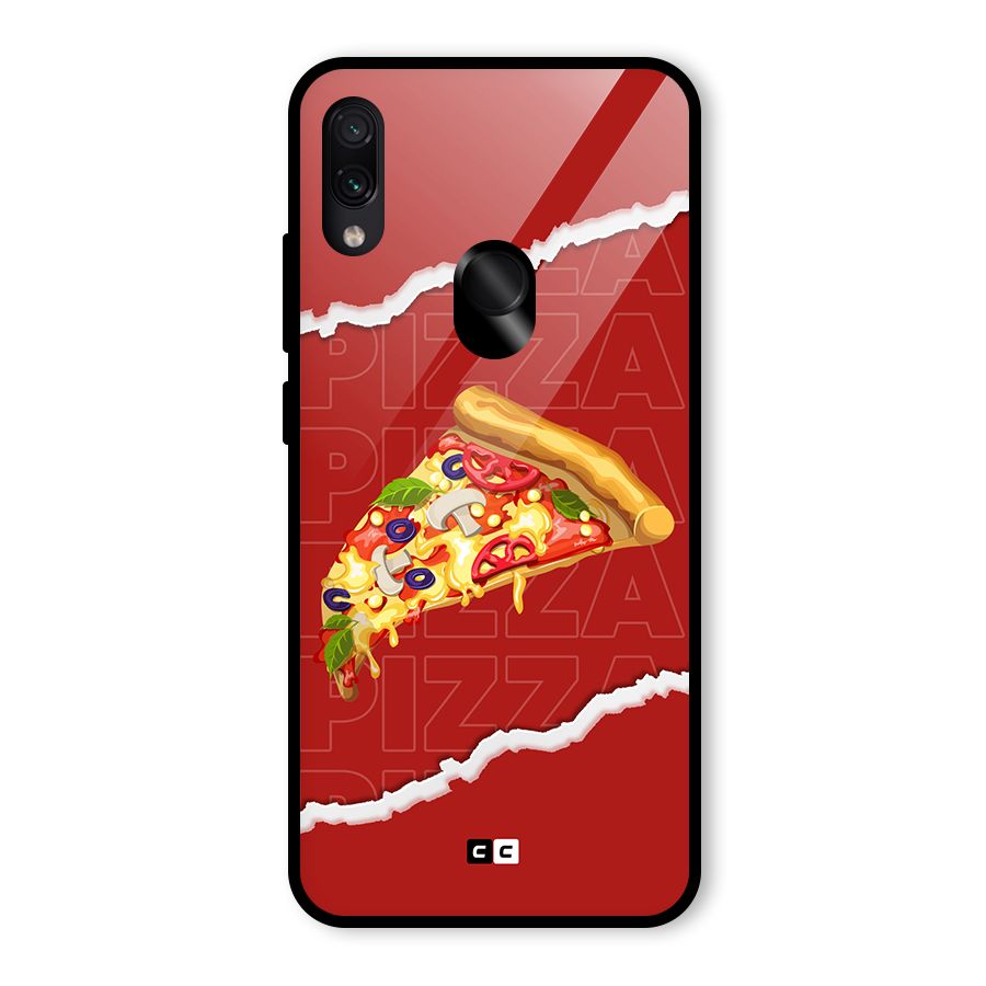 Pizza Lover Glass Back Case for Redmi Note 7 Pro