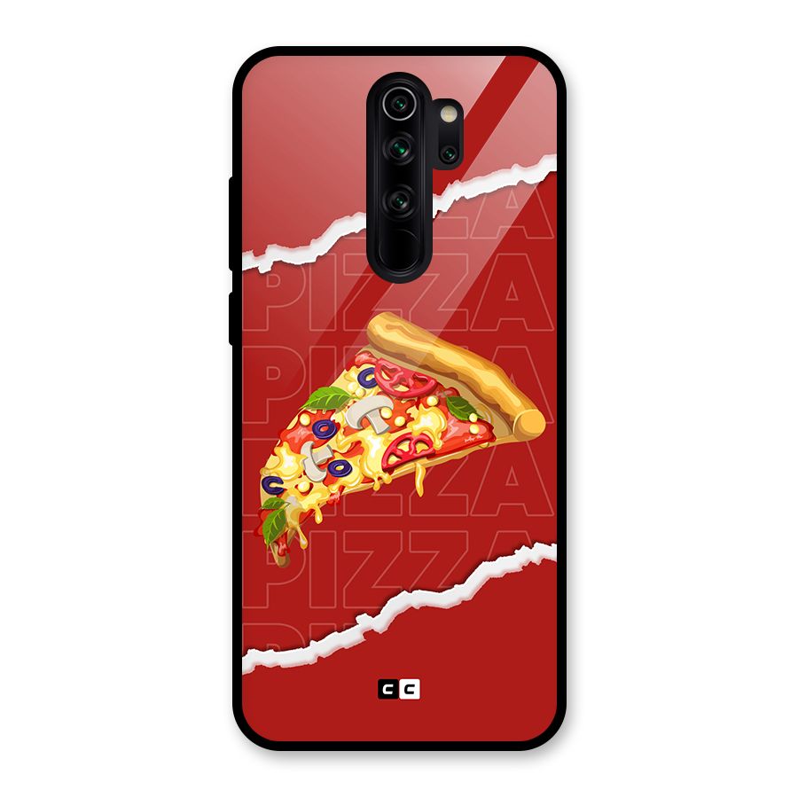 Pizza Lover Glass Back Case for Redmi Note 8 Pro