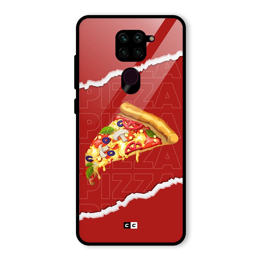 Pizza Lover Glass Back Case for Redmi Note 9
