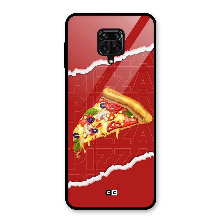Pizza Lover Glass Back Case for Redmi Note 9 Pro