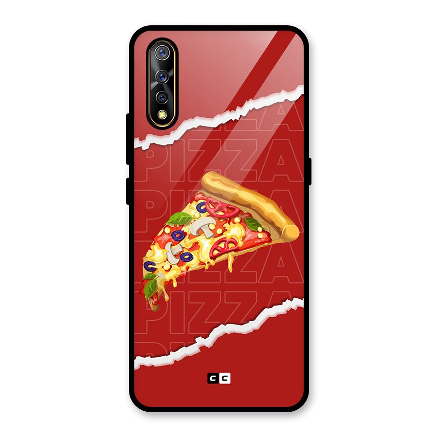 Pizza Lover Glass Back Case for Vivo S1