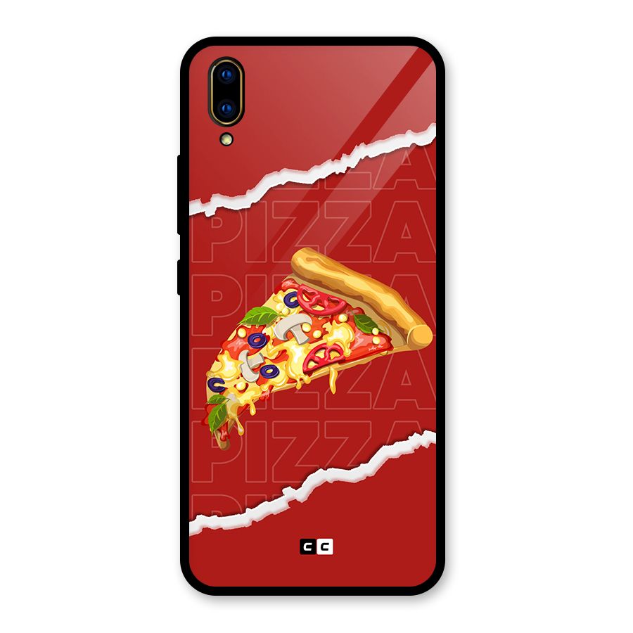 Pizza Lover Glass Back Case for Vivo V11 Pro