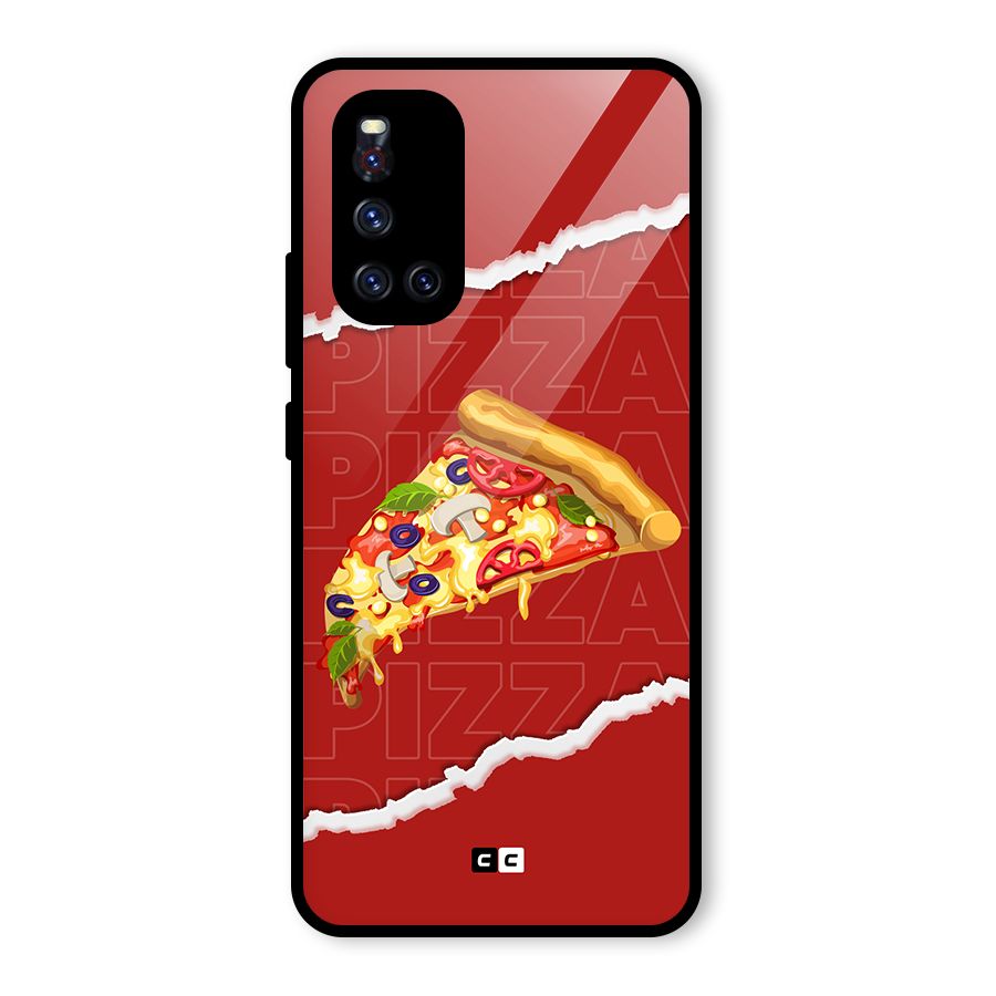 Pizza Lover Glass Back Case for Vivo V19