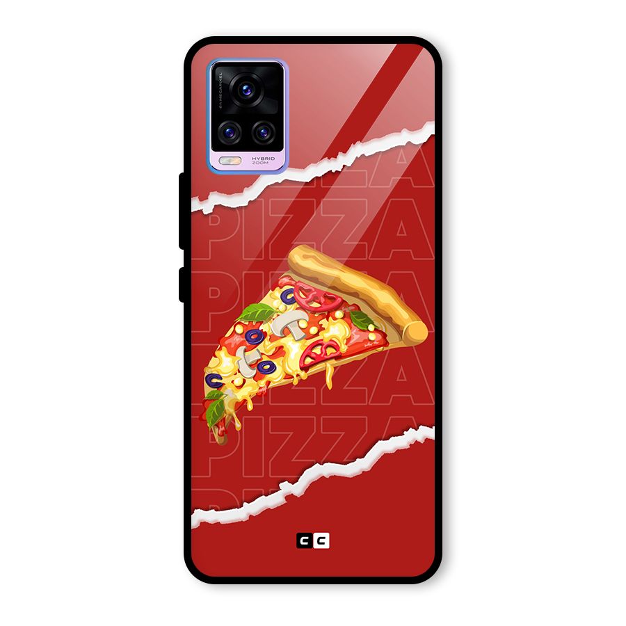 Pizza Lover Glass Back Case for Vivo V20 Pro