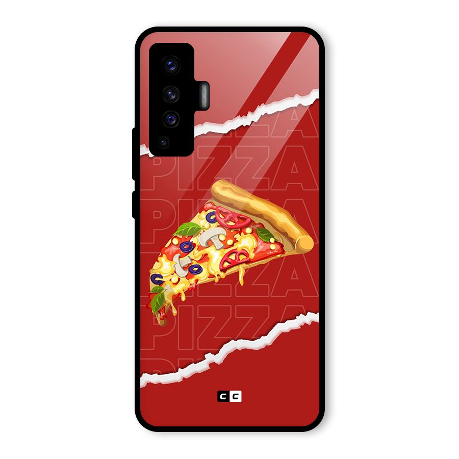 Pizza Lover Glass Back Case for Vivo X50