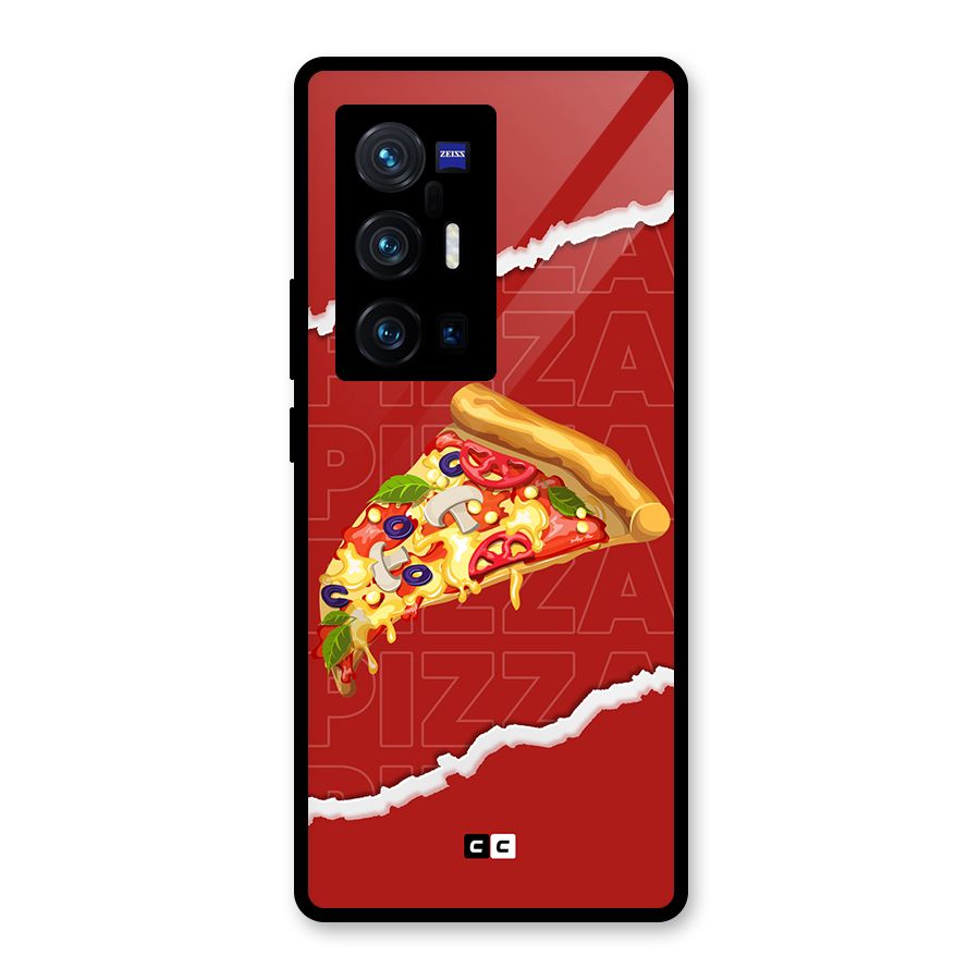 Pizza Lover Glass Back Case for Vivo X70 Pro Plus