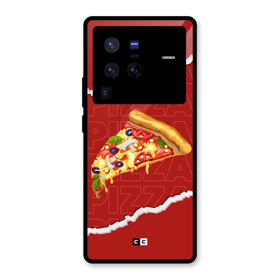 Pizza Lover Glass Back Case for Vivo X80 Pro