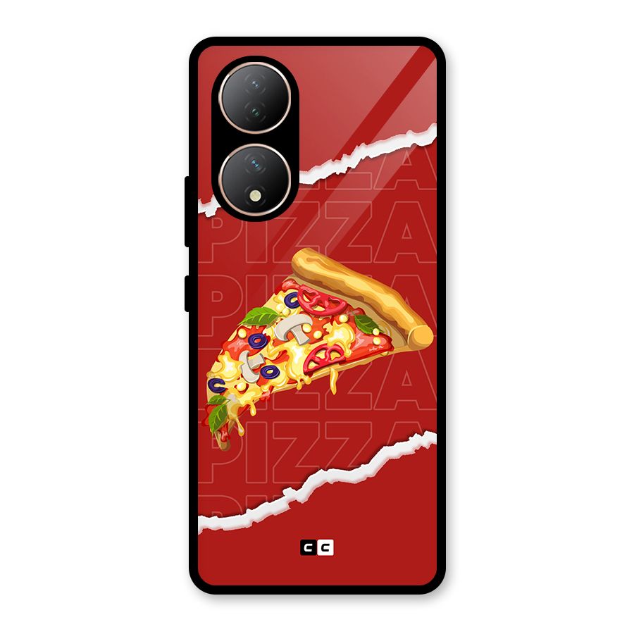 Pizza Lover Glass Back Case for Vivo Y100