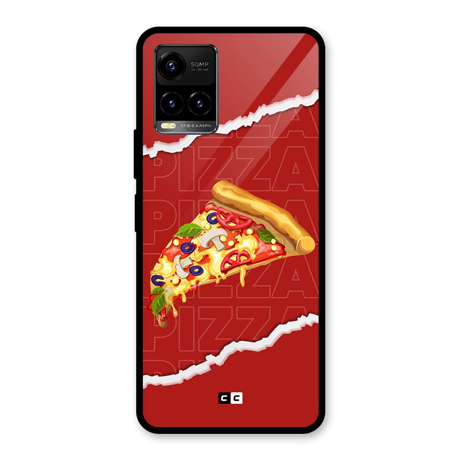 Pizza Lover Glass Back Case for Vivo Y21T