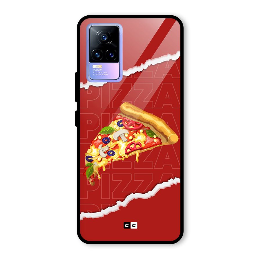 Pizza Lover Glass Back Case for Vivo Y73