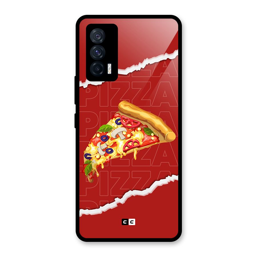 Pizza Lover Glass Back Case for Vivo iQOO 7 5G