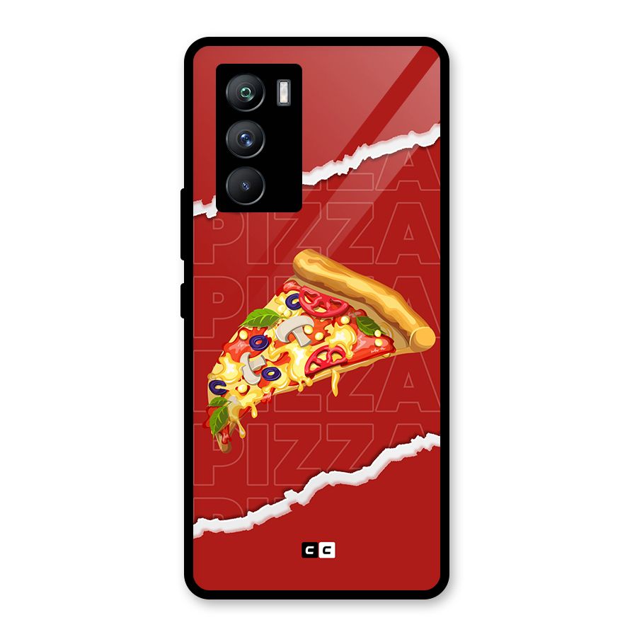 Pizza Lover Glass Back Case for Vivo iQOO 9 SE