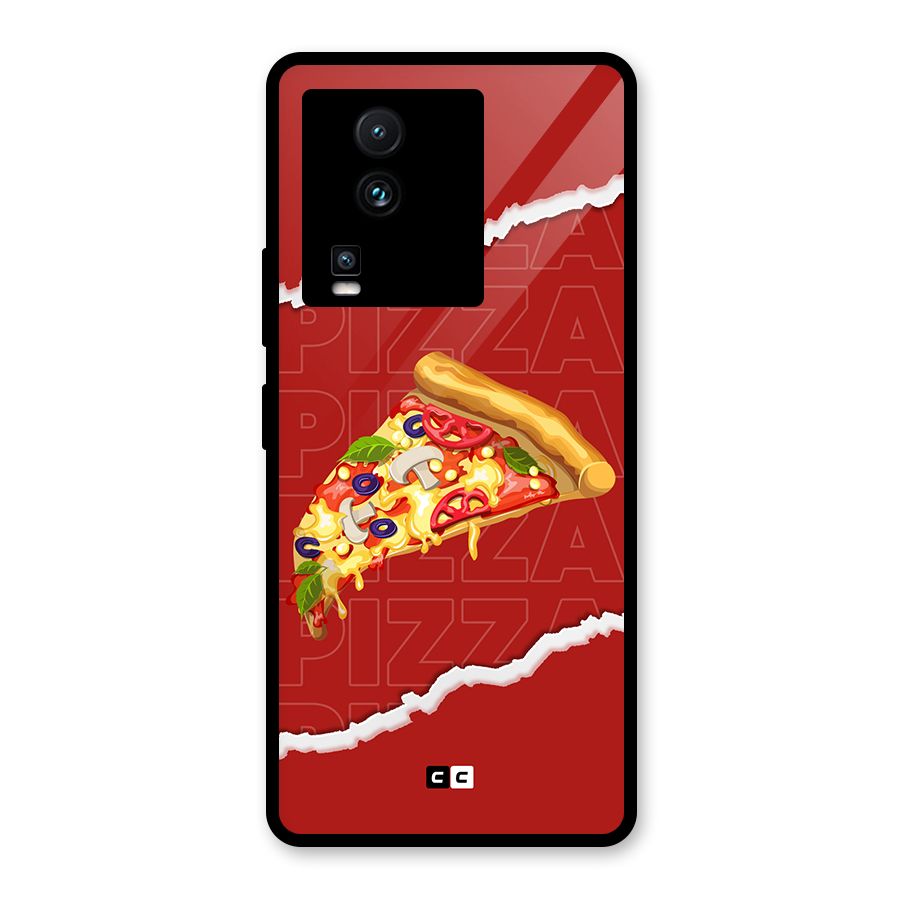 Pizza Lover Glass Back Case for Vivo iQOO Neo 7
