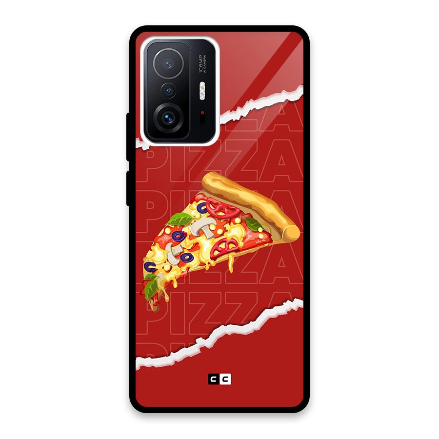 Pizza Lover Glass Back Case for Xiaomi 11T Pro