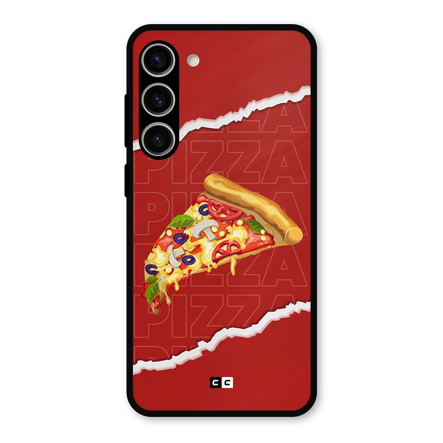 Pizza Lover Metal Back Case for Galaxy S23 Plus
