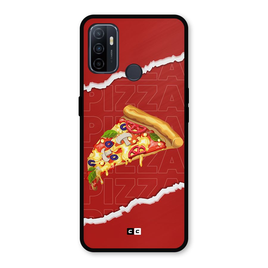 Pizza Lover Metal Back Case for Oppo A53