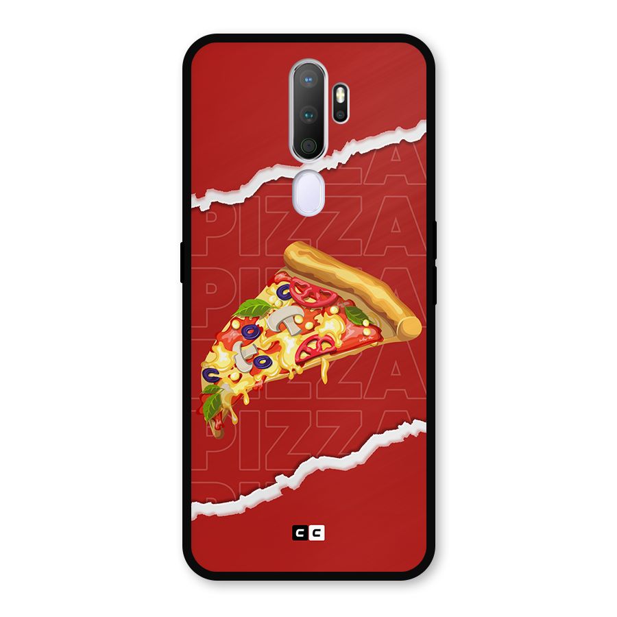 Pizza Lover Metal Back Case for Oppo A5 (2020)