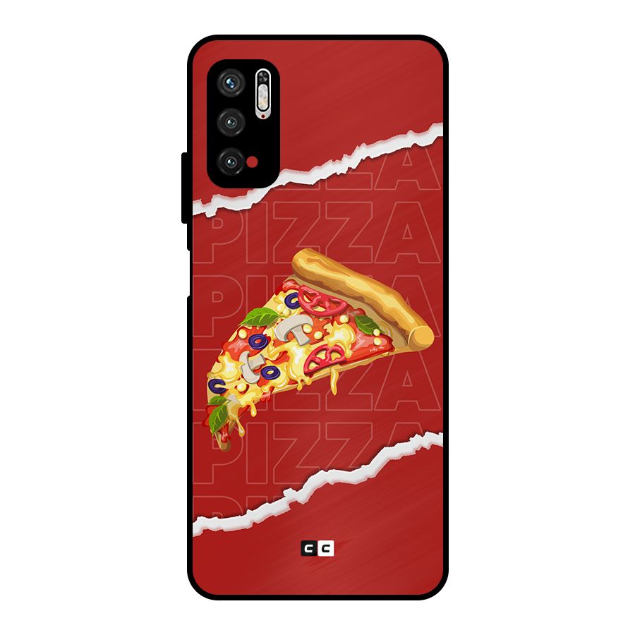 Pizza Lover Metal Back Case for Poco M3 Pro 5G