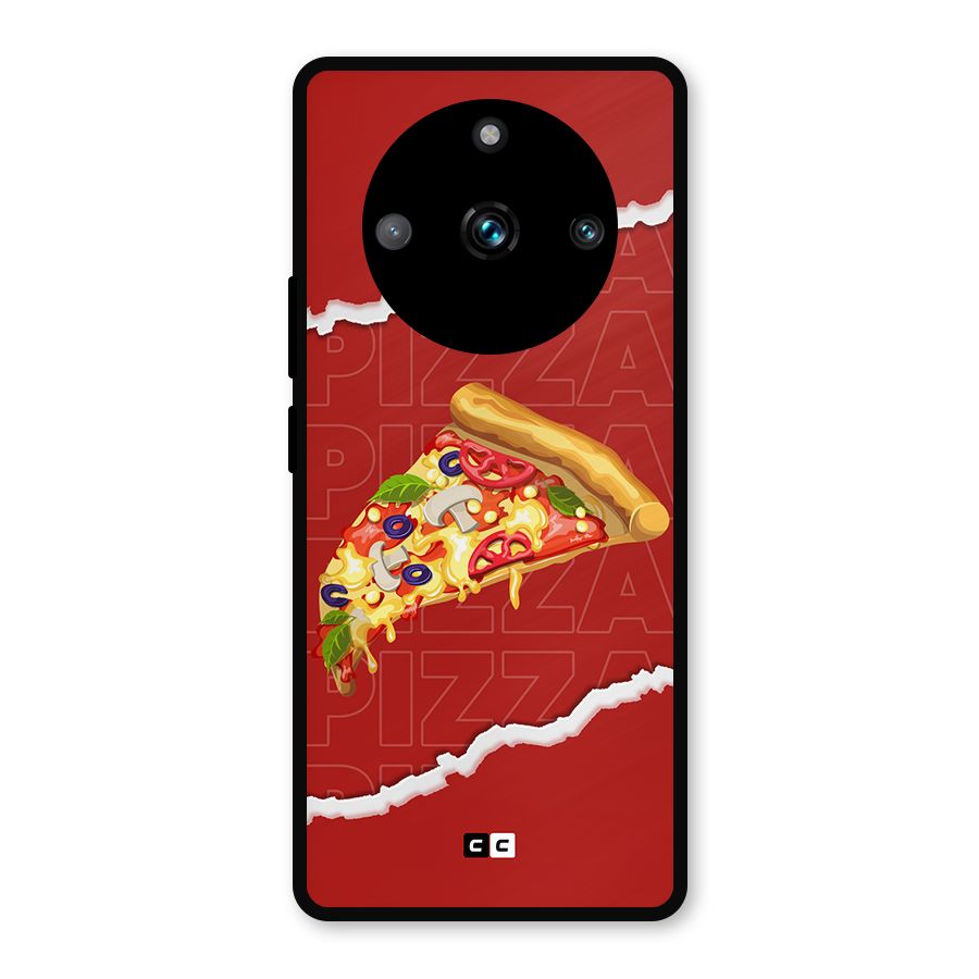 Pizza Lover Metal Back Case for Realme 11 Pro