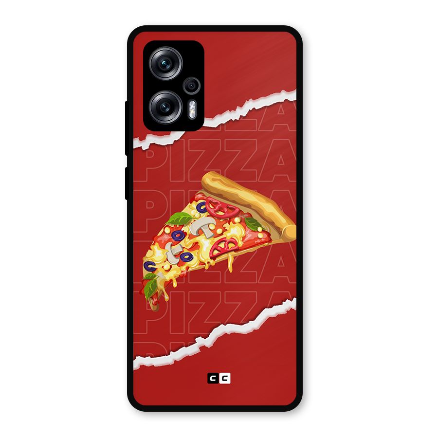 Pizza Lover Metal Back Case for Redmi K50i
