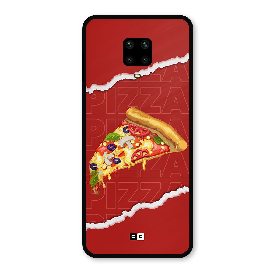 Pizza Lover Metal Back Case for Redmi Note 9 Pro Max