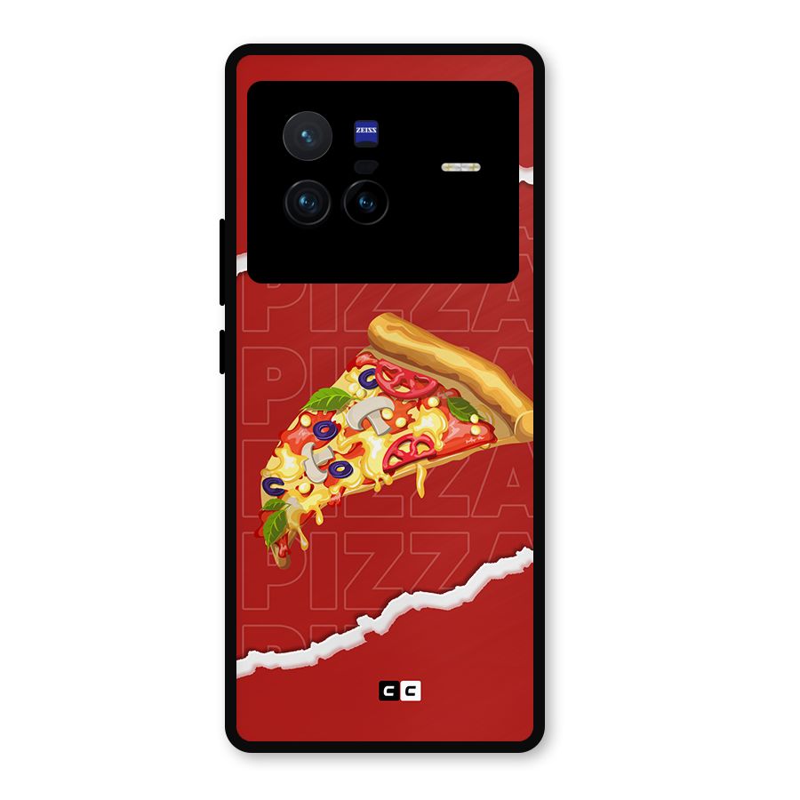 Pizza Lover Metal Back Case for Vivo X80