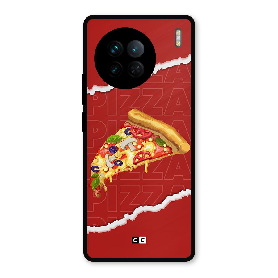 Pizza Lover Metal Back Case for Vivo X90
