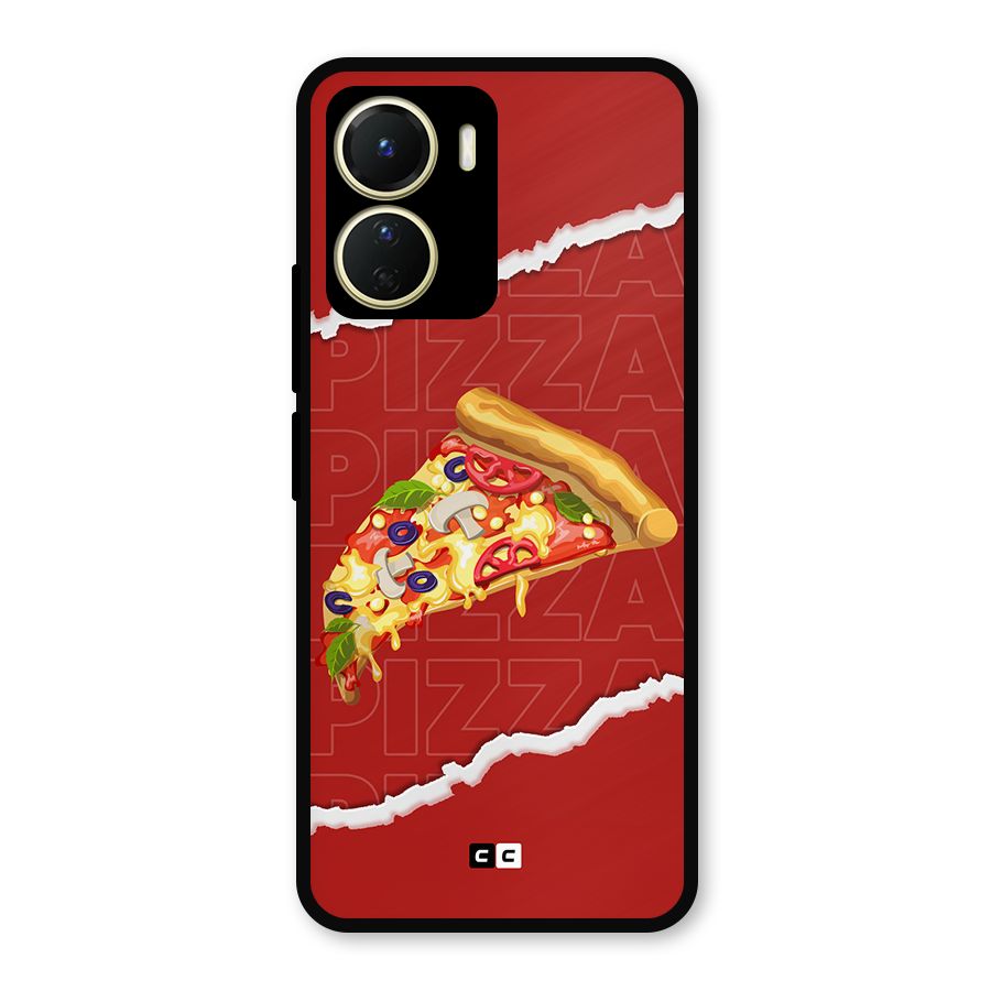 Pizza Lover Metal Back Case for Vivo Y16