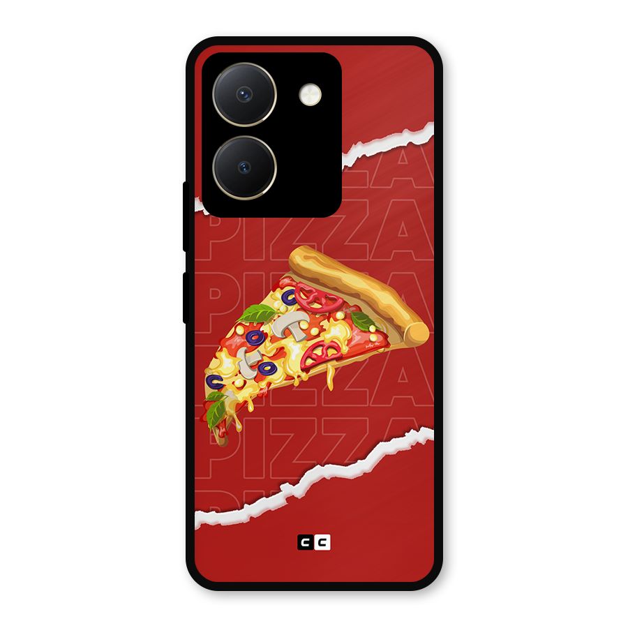 Pizza Lover Metal Back Case for Vivo Y36