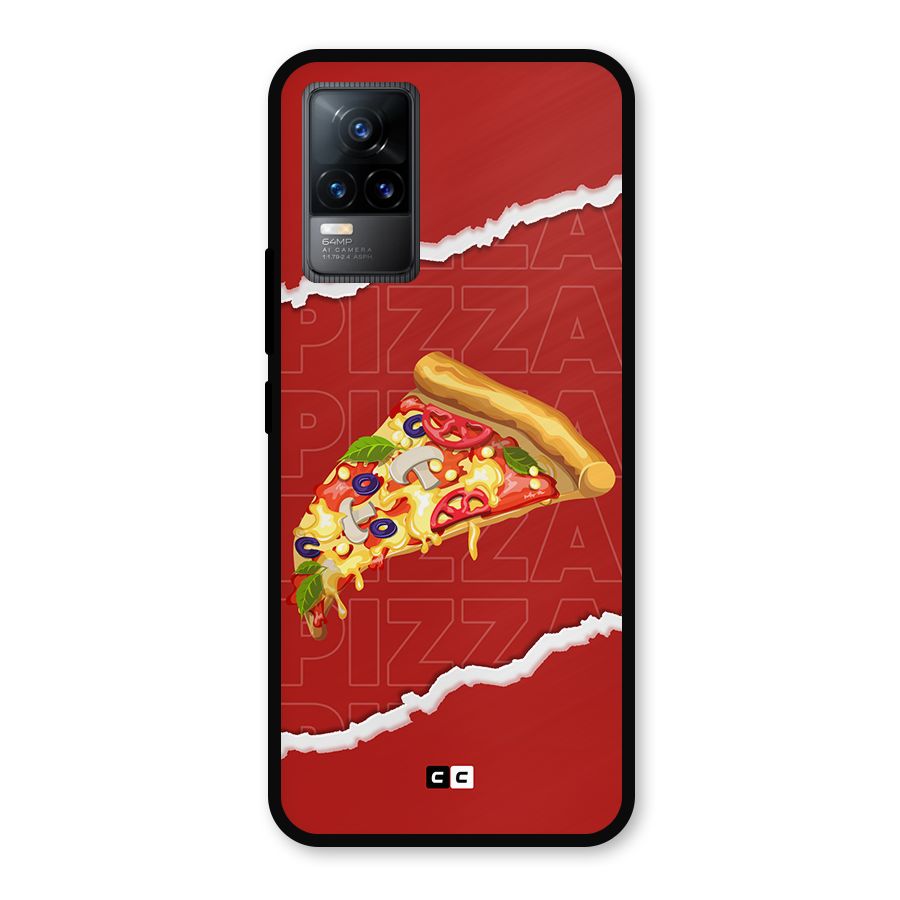 Pizza Lover Metal Back Case for Vivo Y73