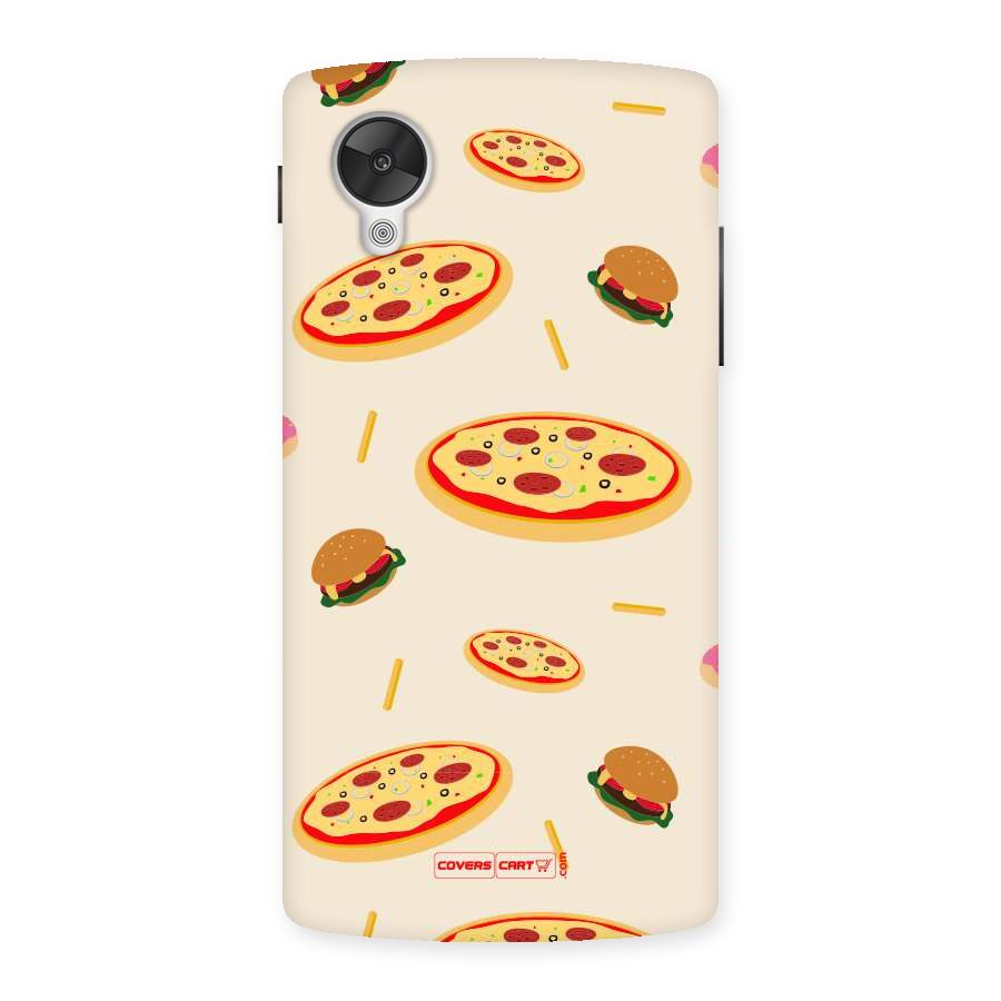 Pizza and Burger Love Back Case for Google Nexsus 5