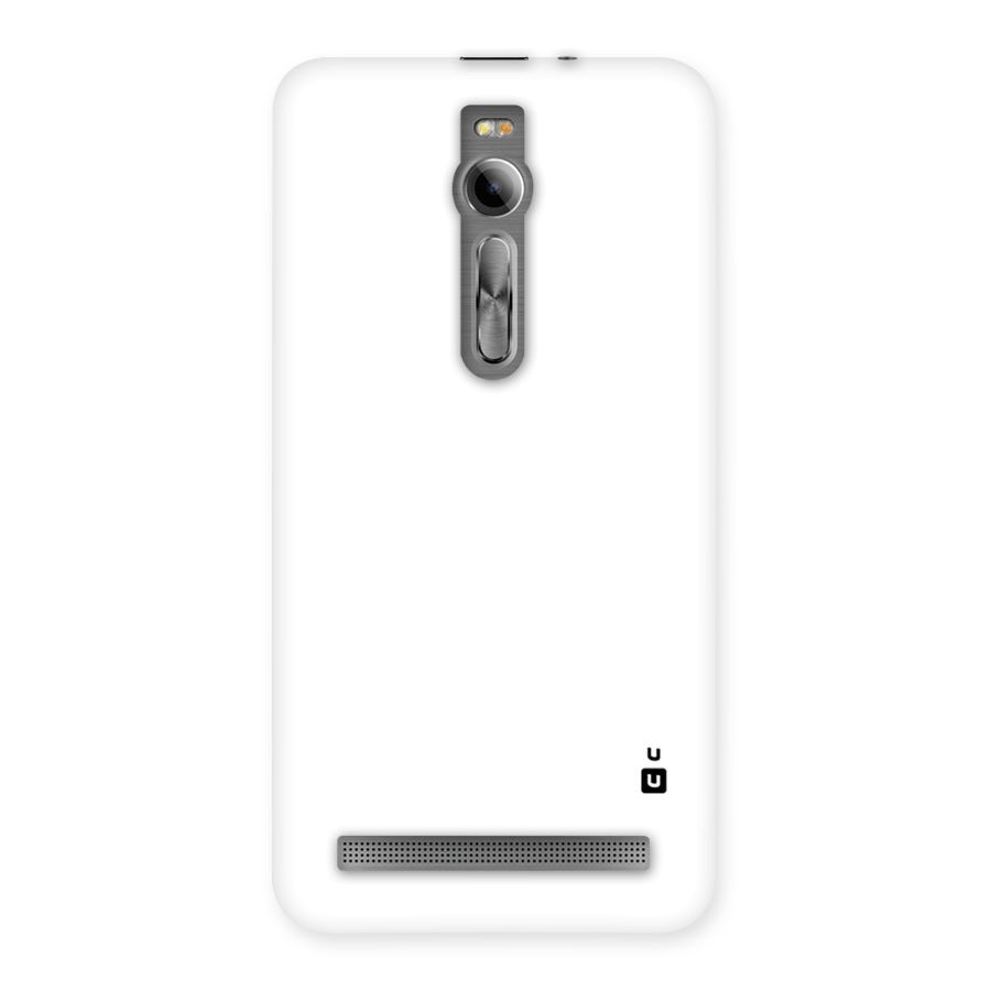 Plain White Back Case for Asus Zenfone 2