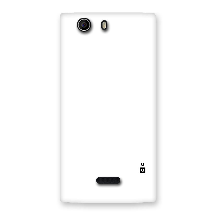 Plain White Back Case for Canvas Nitro 2 E311