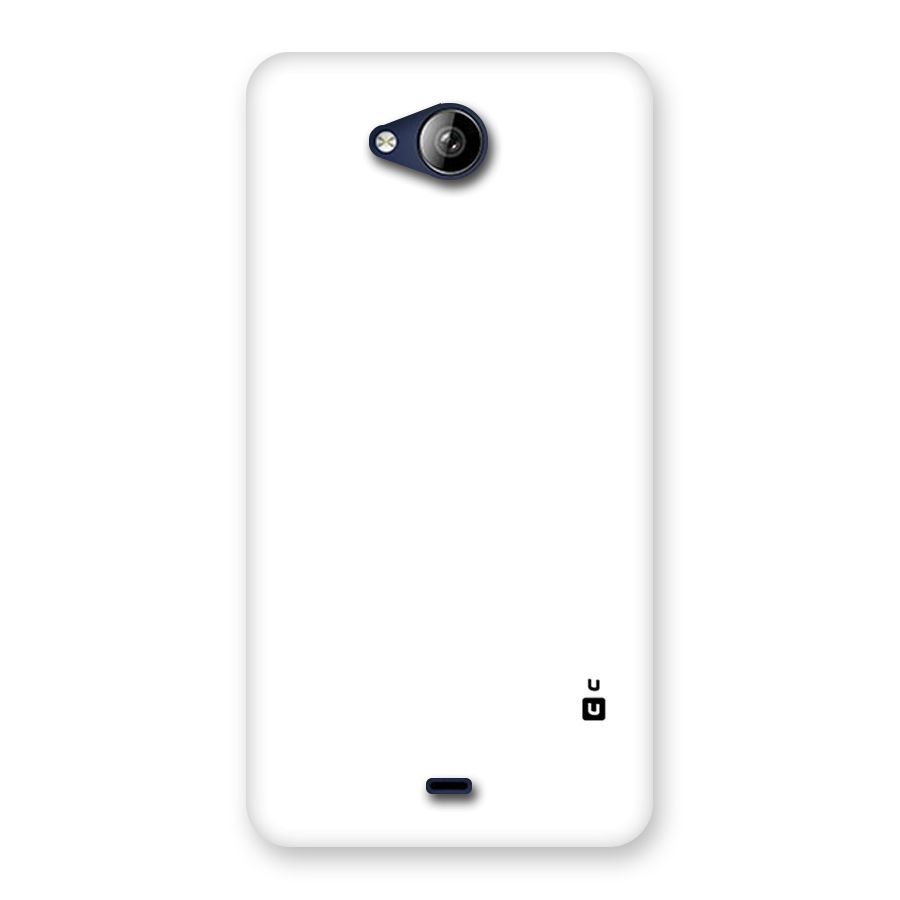 Plain White Back Case for Canvas Play Q355