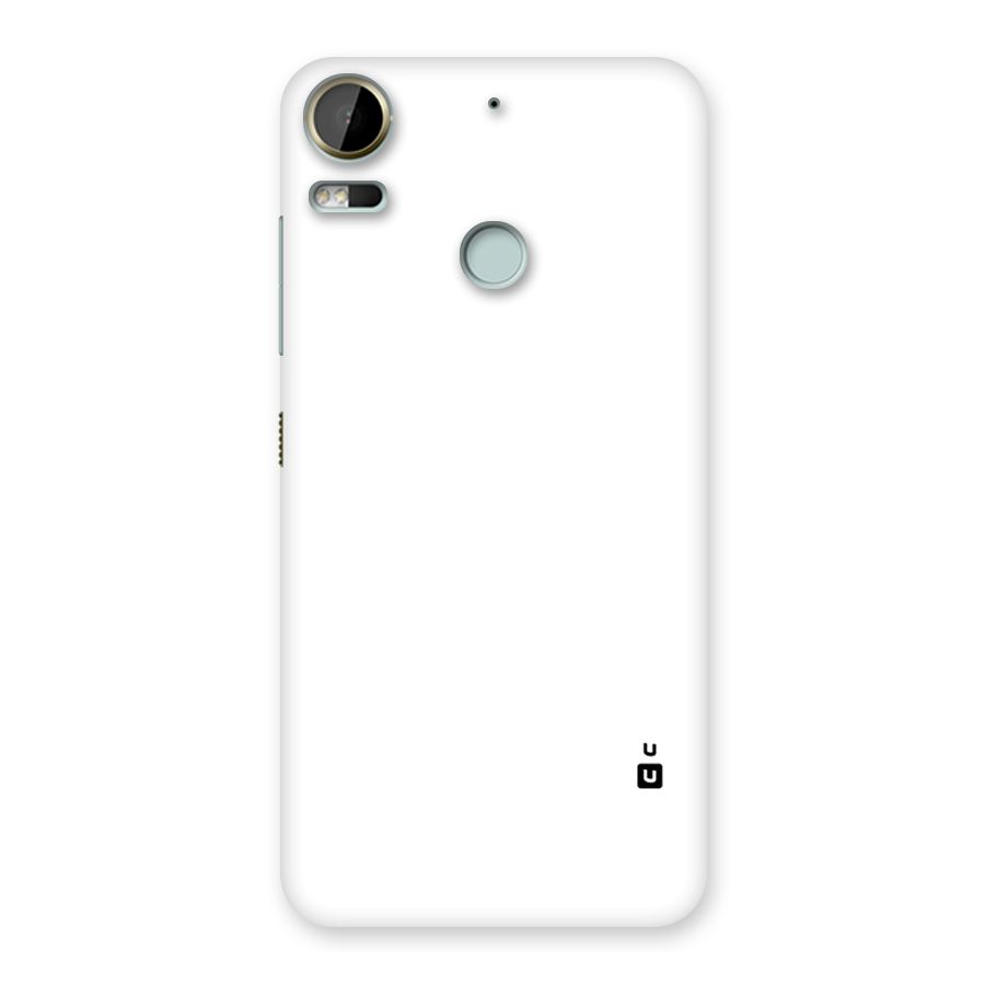 Plain White Back Case for Desire 10 Pro