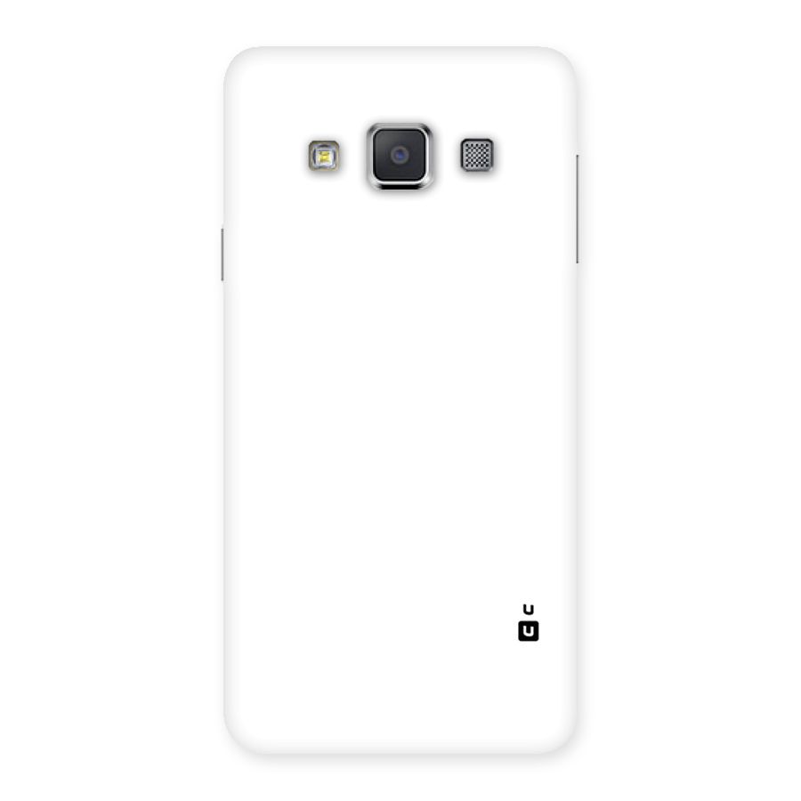 Plain White Back Case for Galaxy A3