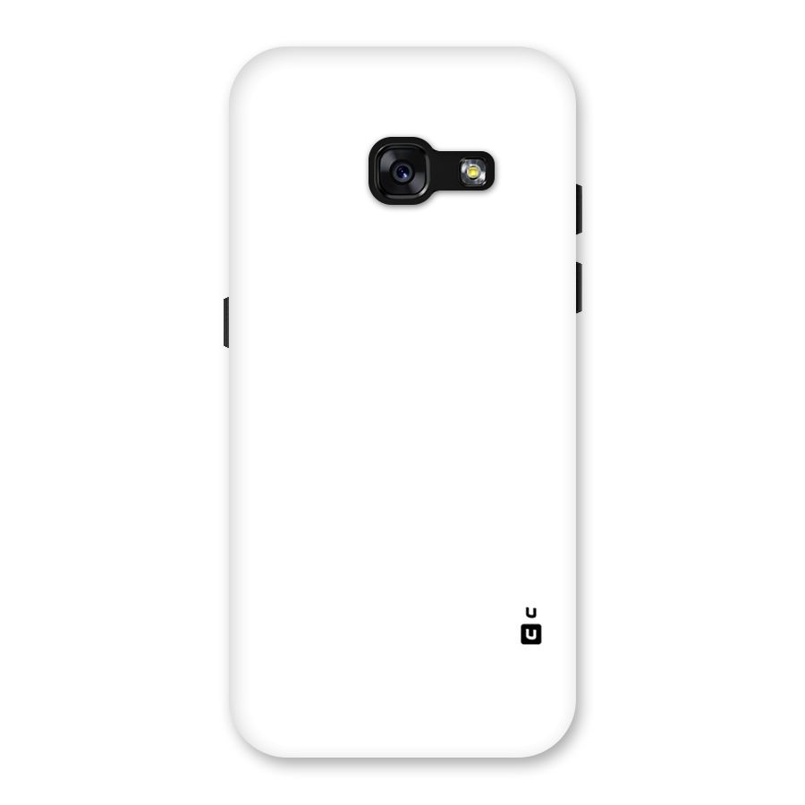Plain White Back Case for Galaxy A3 (2017)