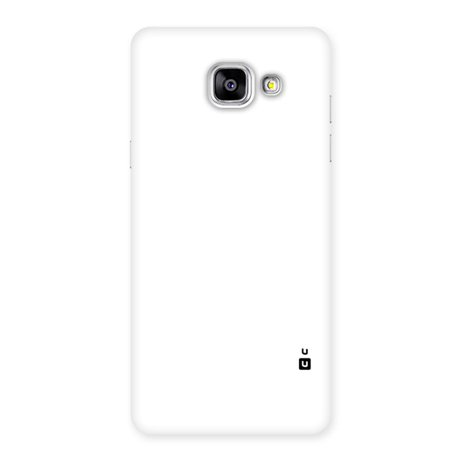 Plain White Back Case for Galaxy A5 2016